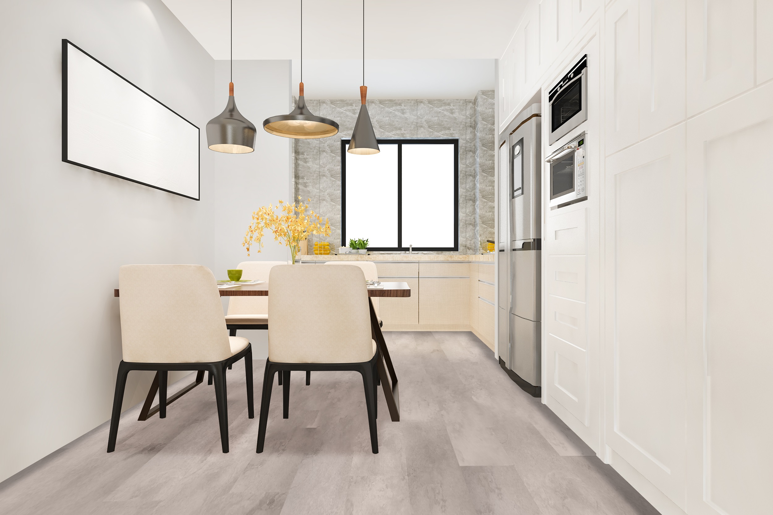 SPC ламинат Dolce Flooring Pietra DF-106 Бетон Интер